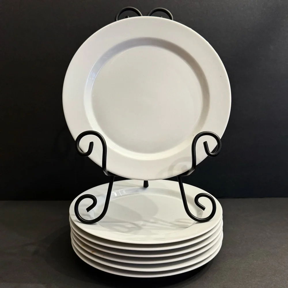 LOT of 4 Tienshan Prelude Salad Plates Wide Rim 8 3/8" - DISCONTINUED - Picture 1 of 16